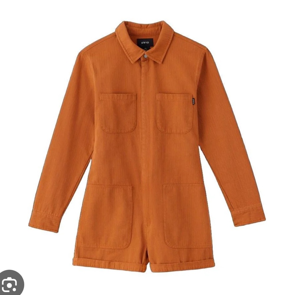Atwyld No Service Jumpsuit in Rust
